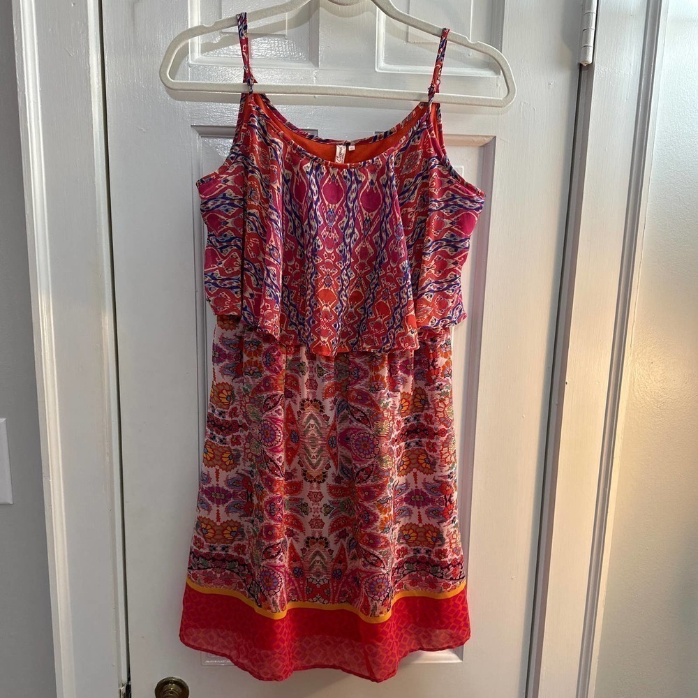 RED camel dress